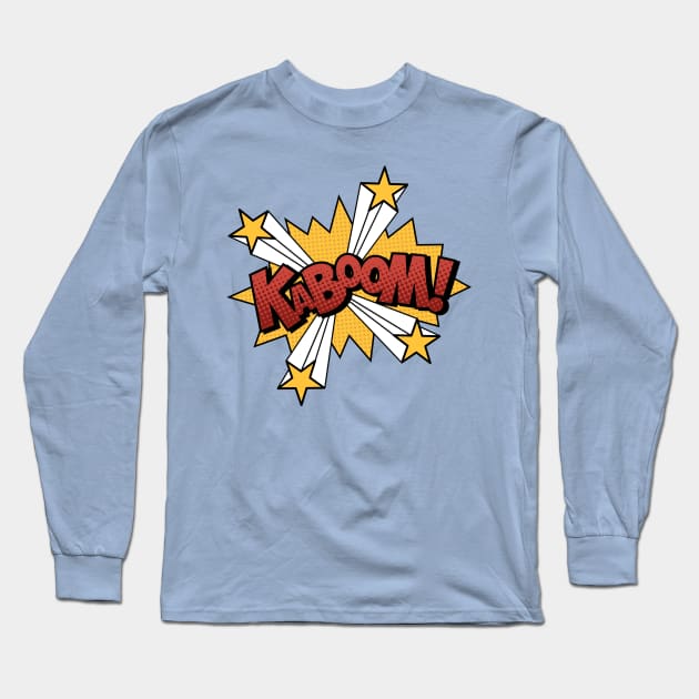 Kaboom Long Sleeve T-Shirt by Wear It Wet